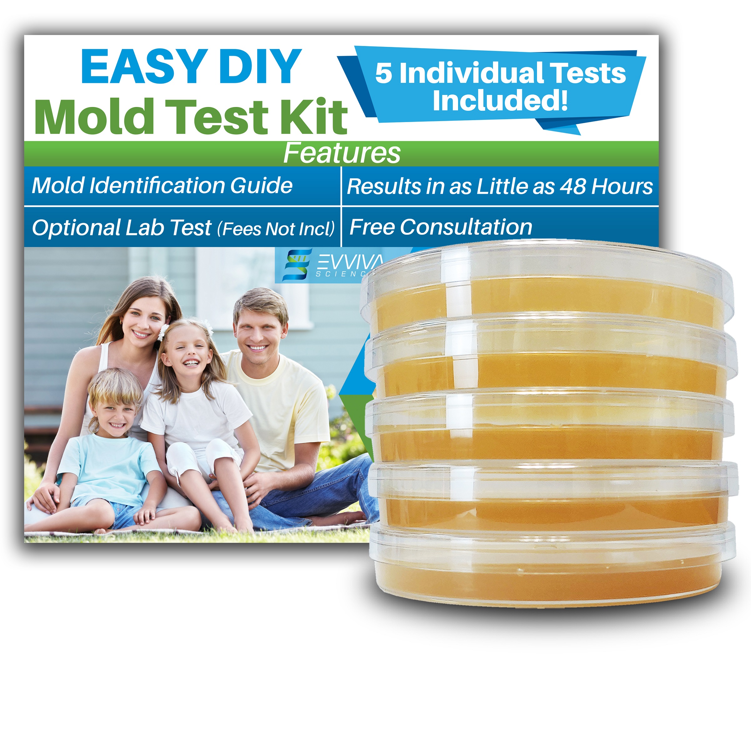 Air Mold Test Kit 5 Simple Mold Detection Tests Optional Lab 